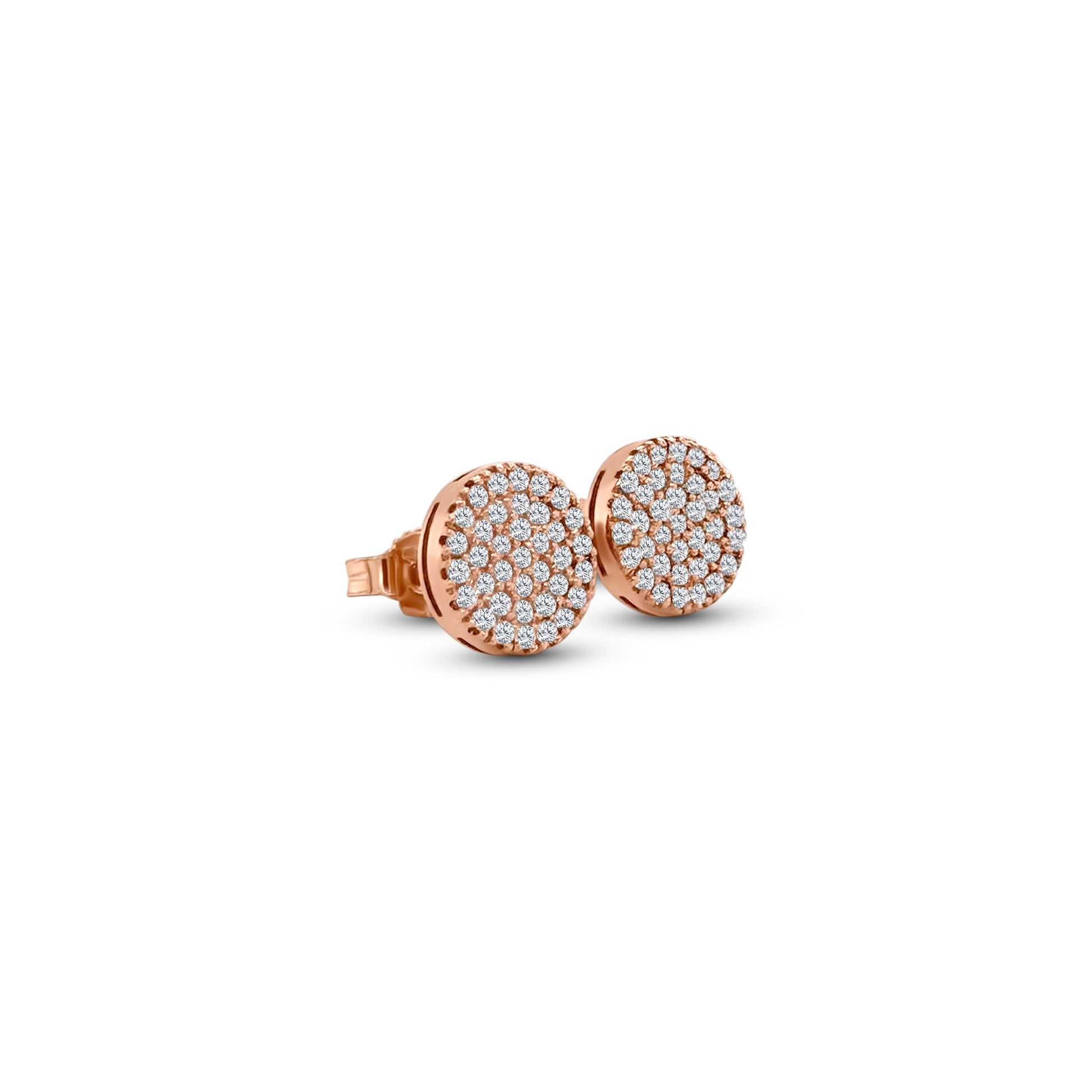  Round brilliant diamond stud earrings, sparkling diamond earrings, elegant jewelry, luxury diamond studs, classic diamond earrings, exquisite diamond jewelry.