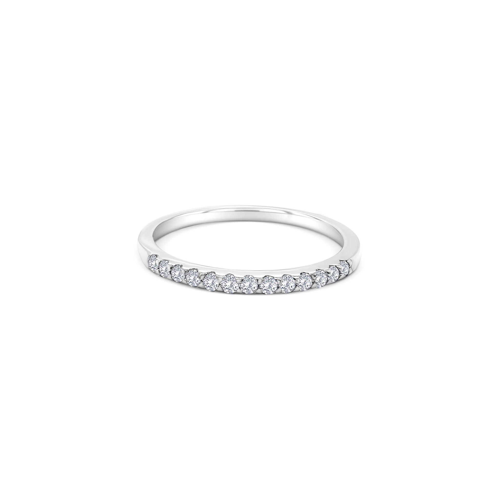 A sparkling, Round Brilliant Half Eternity Diamond Ring, showcasing timeless elegance, exquisite craftsmanship, and unparalleled beauty, perfect for celebrating milestones, symbolizing eternal love, and adding a touch of luxury to any ensemble.