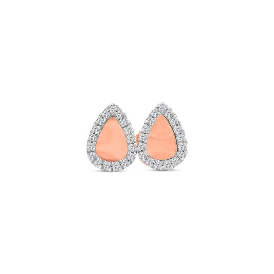 Tear drop halo diamond stud earrings, tear drop earrings, halo earrings, diamond stud earrings, jewelry, accessories, fashion accessories, women's jewelry, elegant earrings, glamorous earrings, luxury earrings.