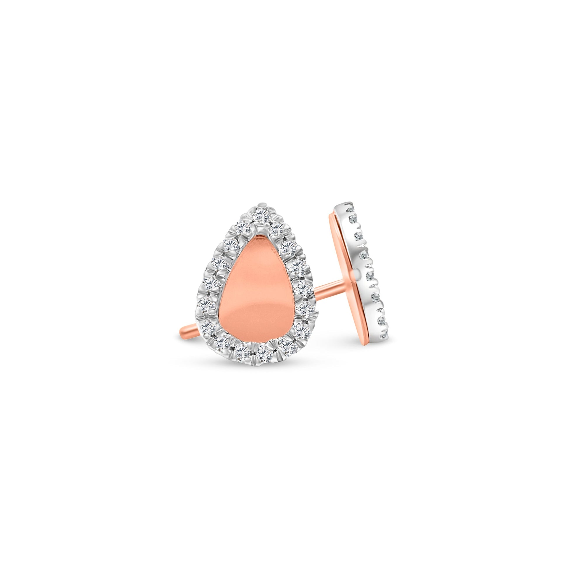 Tear drop halo diamond stud earrings, tear drop earrings, halo earrings, diamond stud earrings, jewelry, accessories, fashion accessories, women's jewelry, elegant earrings, glamorous earrings, luxury earrings.