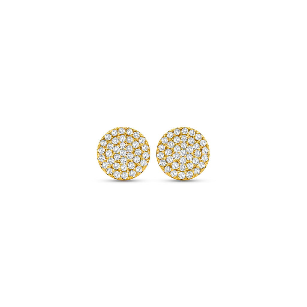 Round Brilliant Diamond Stud Earrings, timeless elegance, sparkling brilliance, luxurious accessories, classic sophistication, versatile adornments, exquisite craftsmanship, eye-catching beauty, elegant simplicity, radiant allure, enduring style.