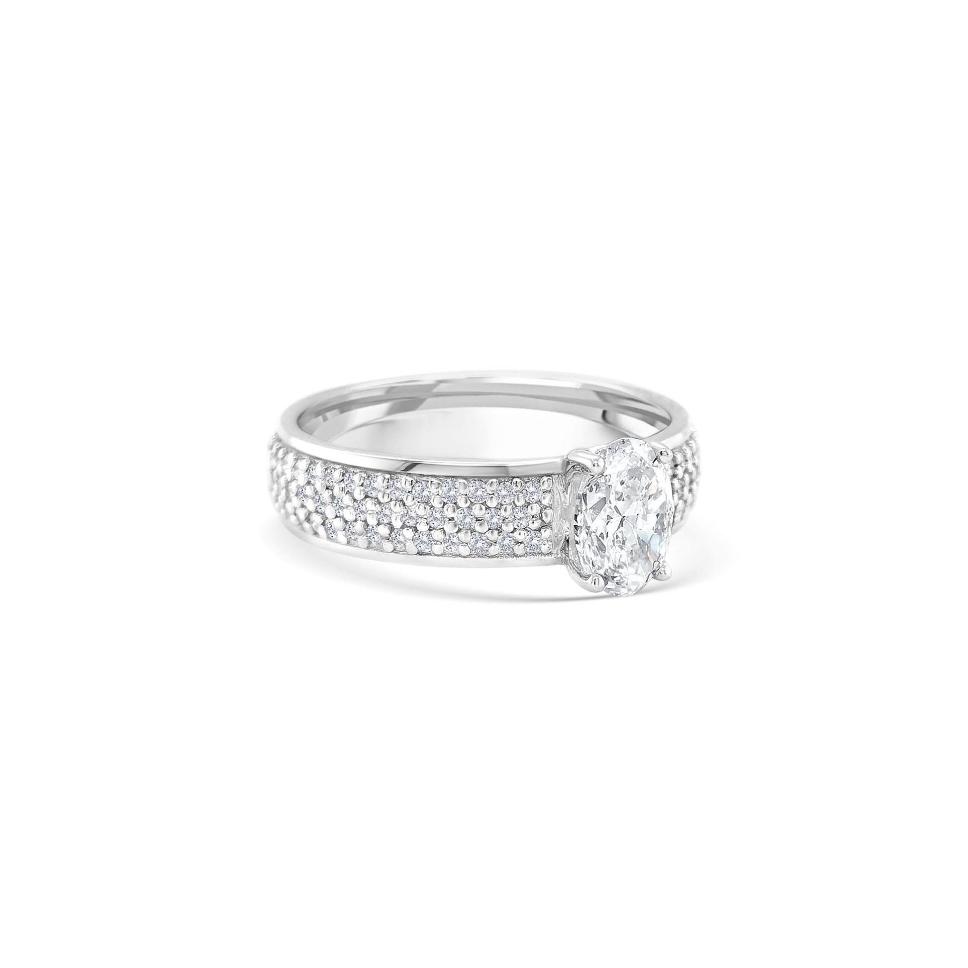 Oval diamond band, round brilliant diamond band, elegant diamond ring, sparkling gemstone band, fine jewelry accessory, diamond-studded band, stylish oval and round diamonds, luxurious diamond ring, exquisite gemstone band.