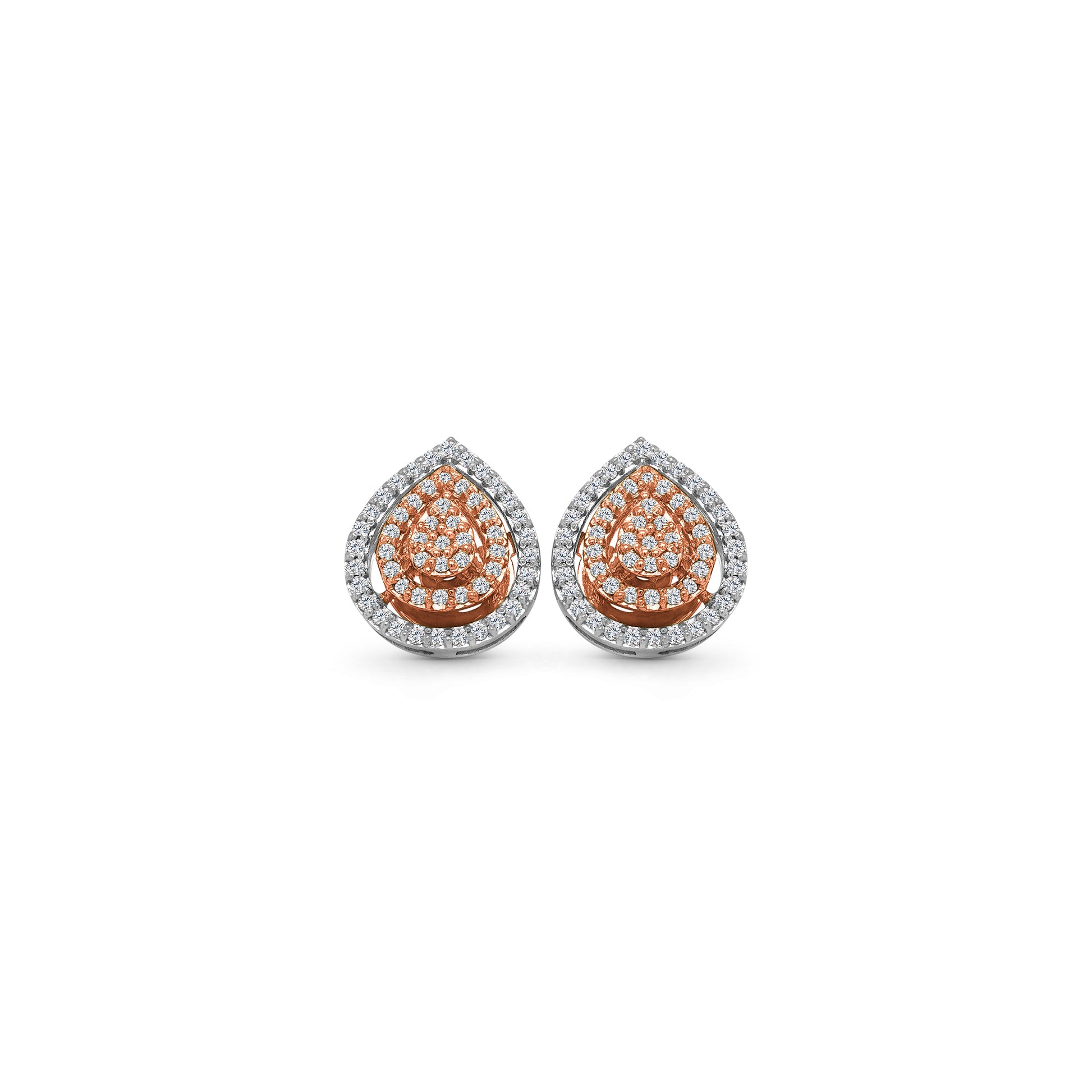 Tear drop halo diamond stud earrings, tear drop earrings, halo earrings, diamond stud earrings, jewelry, accessories, fashion accessories, women's jewelry, elegant earrings, glamorous earrings, luxury earrings