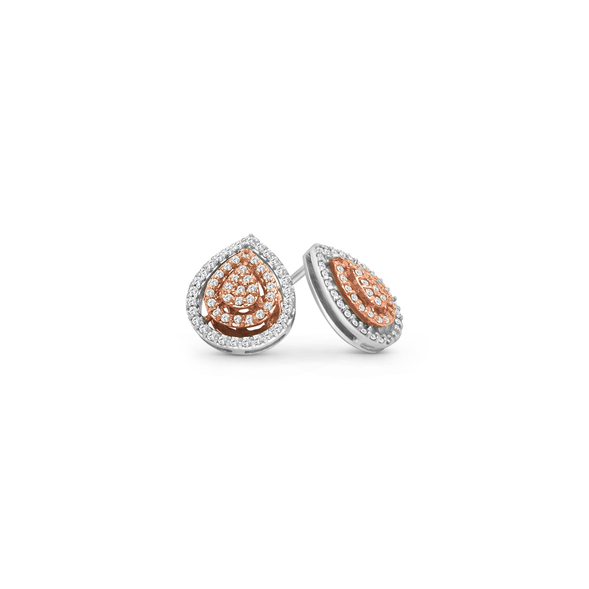 Tear drop halo diamond stud earrings, tear drop earrings, halo earrings, diamond stud earrings, jewelry, accessories, fashion accessories, women's jewelry, elegant earrings, glamorous earrings, luxury earrings