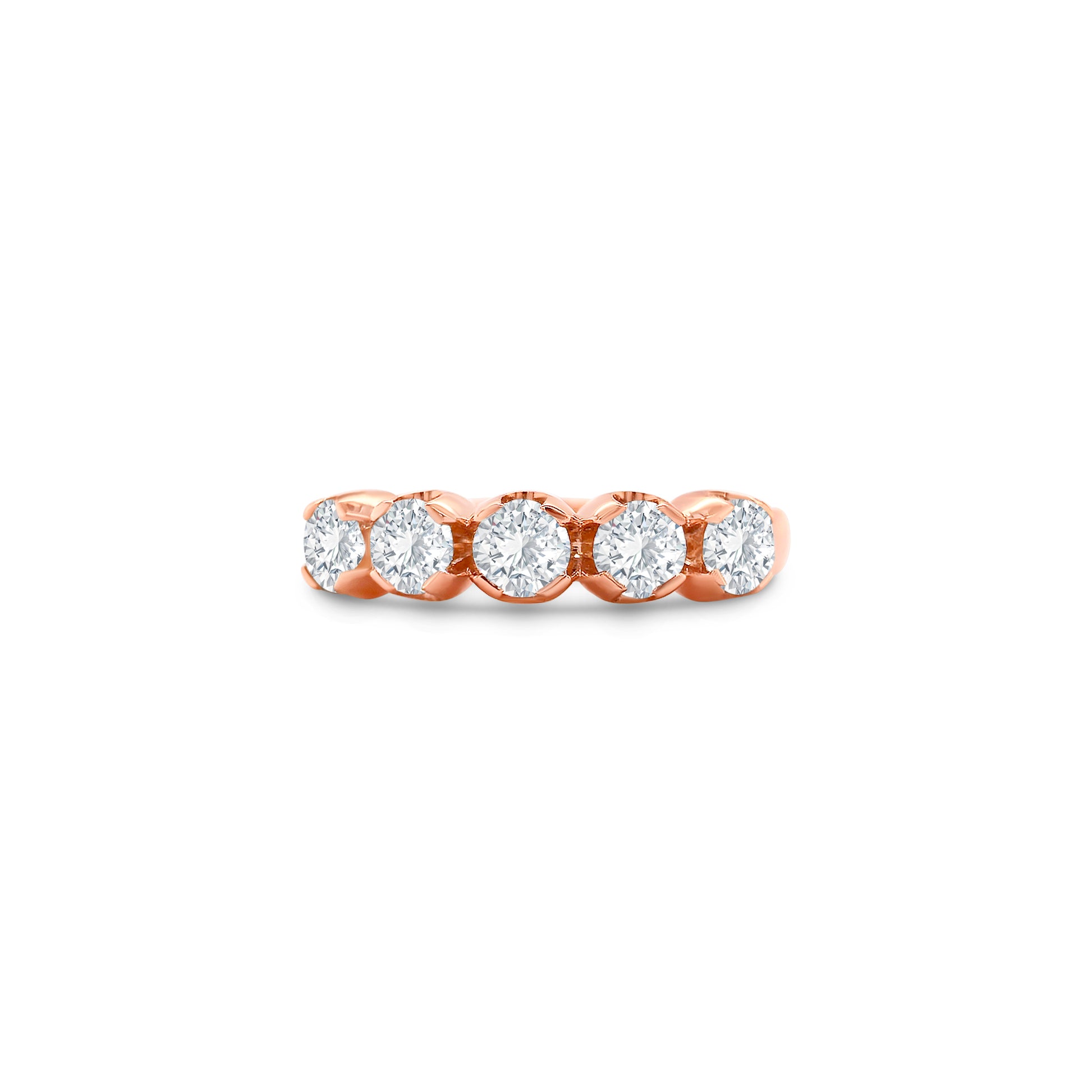 Round Brilliant Half Eternity Diamond Ring, Round Cut Diamond Band, Half Eternity Ring, Brilliant Diamond Band, Diamond Wedding Band, Round Diamond Anniversary Ring, Elegant Diamond Half Band, Classic Eternity Ring, Women's Diamond Ring, Fine Jewelry Ring.