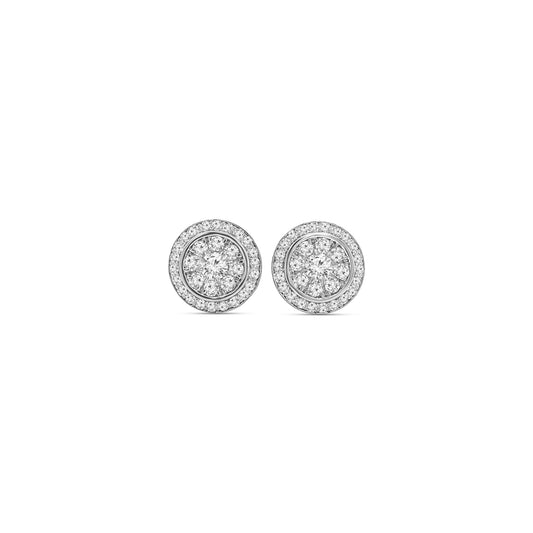 Round Brilliant Cut Diamond Earrings