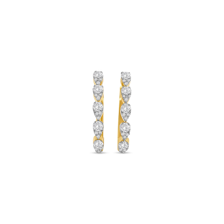 Round Brilliant Cut Diamond Earrings