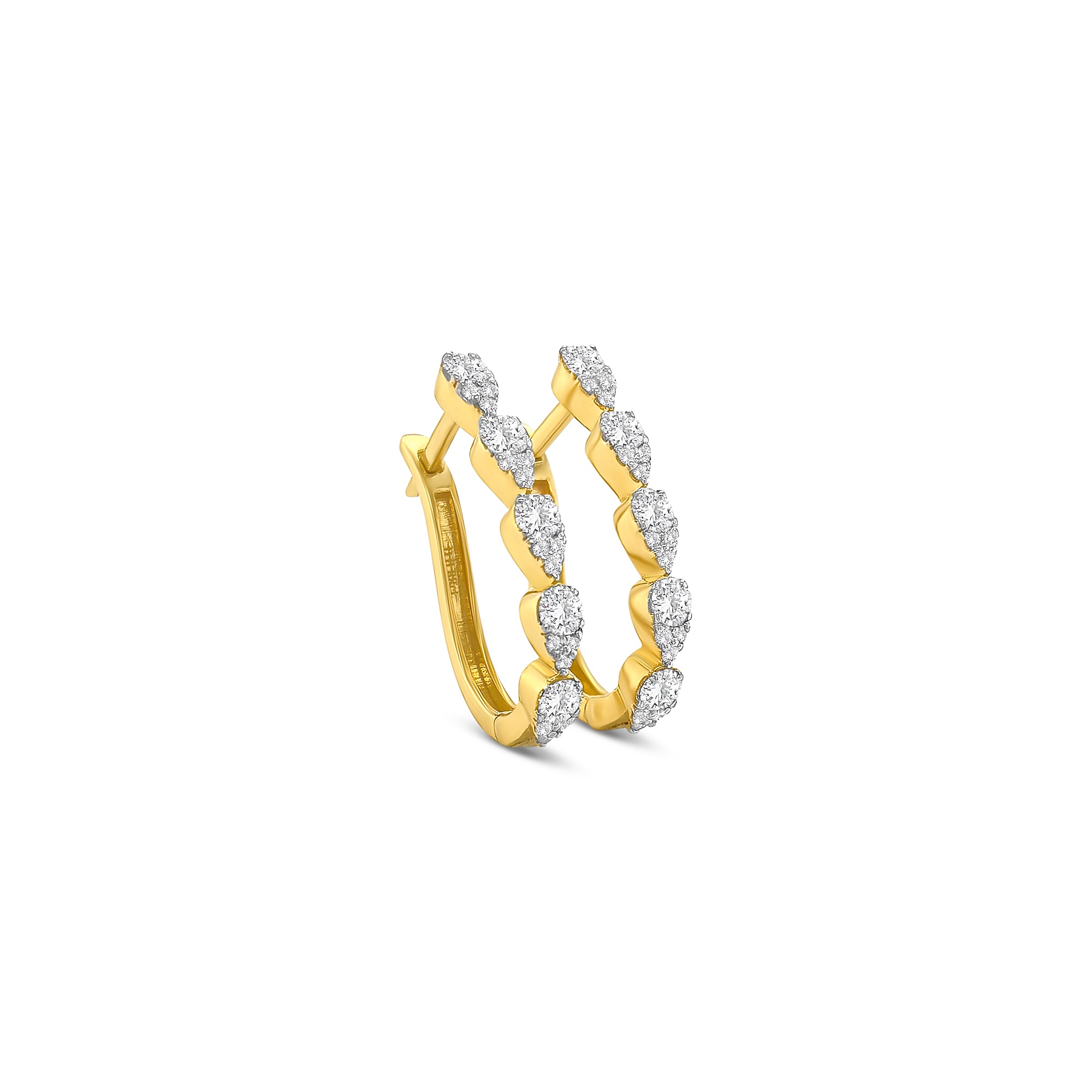 Round Brilliant Cut Diamond Earrings