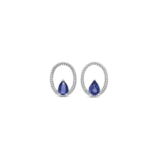 Pear shape Tanzanite and diamond dangle earrings

Elegant Tanzanite and diamond earrings in pear cut

Fine jewelry Tanzanite and diamond drop earrings

Dangle earrings with pear-shaped Tanzanite and diamonds

Luxury Tanzanite and diamond earrings for women