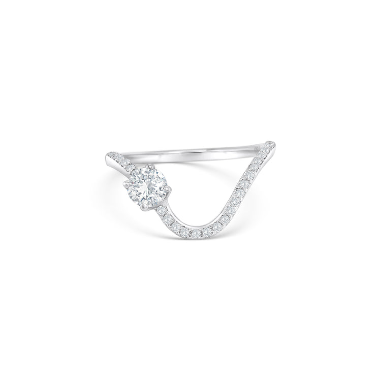 Round Brilliant Diamond Dress Ring