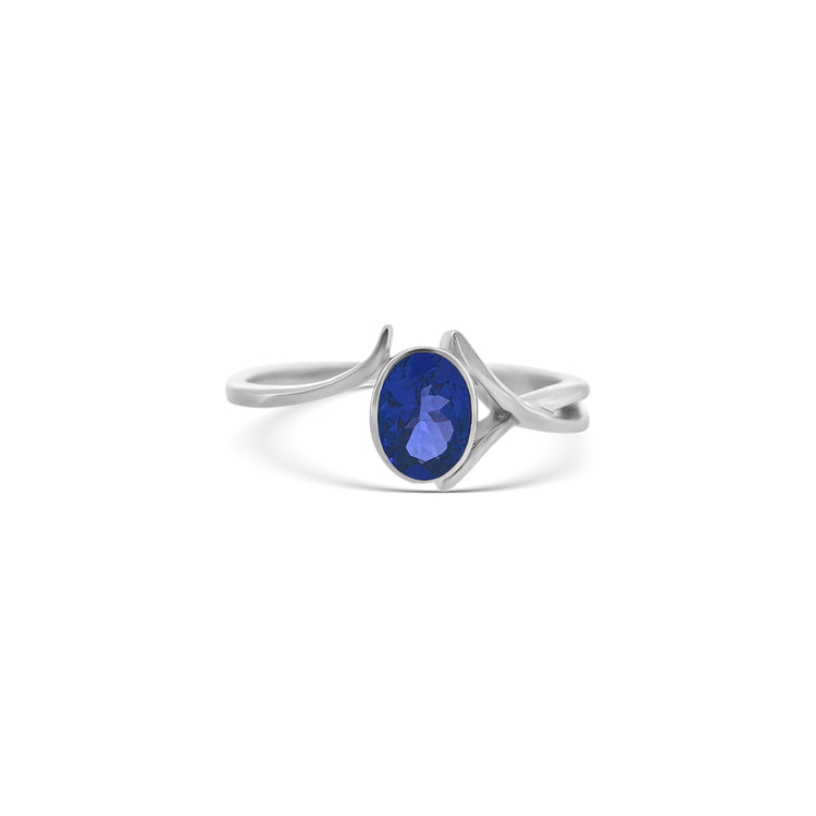 Round Cut Tanzanite Solitaire Ring