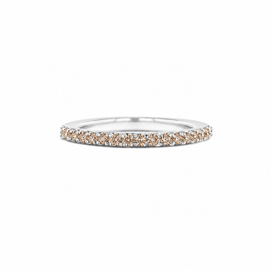 Round Brilliant Half Eternity Diamond Ring
