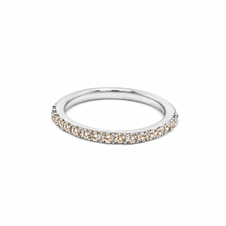 Round Brilliant Half Eternity Diamond Ring