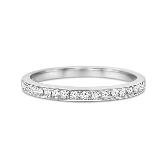 Round Brilliant Channel Set Diamond Ring
