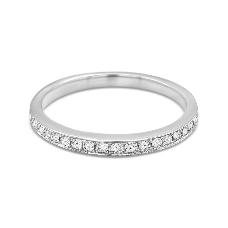 Round Brilliant Channel Set Diamond Ring