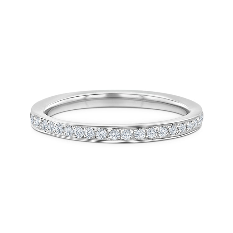 Round Brilliant Channel Set Diamond Ring