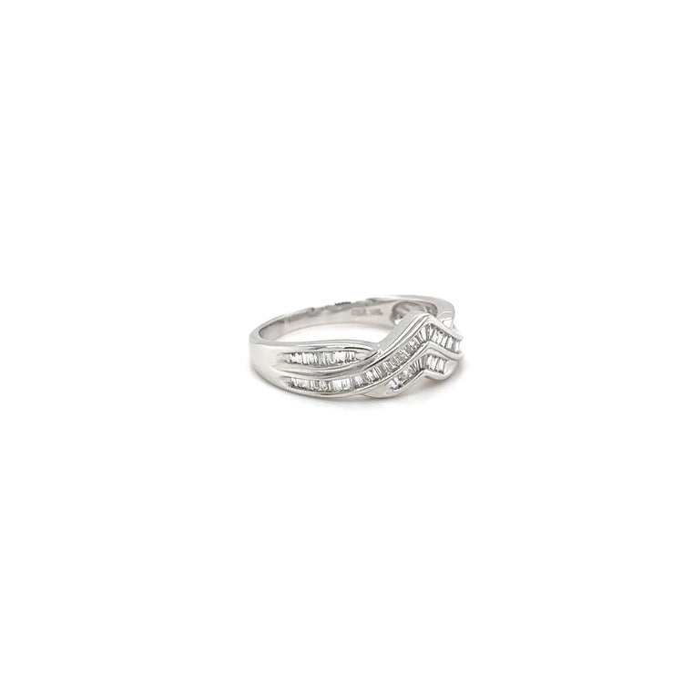Tapered Baguette Cut Diamond Ring