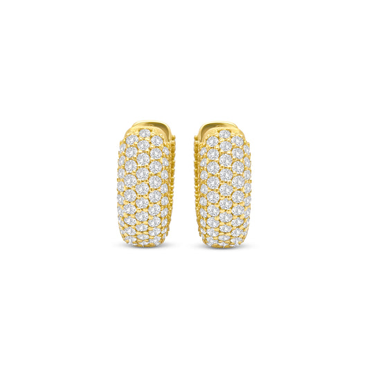 Round brilliant diamond huggy earrings, elegant diamond huggie hoops, classic diamond huggy earrings, fine jewelry diamond earrings, luxury round brilliant hoops, everyday diamond huggies, designer diamond huggy earrings, white gold diamond huggie hoops, timeless diamond earrings, round brilliant diamond jewelry.