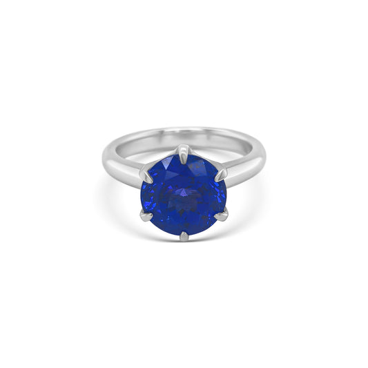 Round Cut Tanzanite Ring