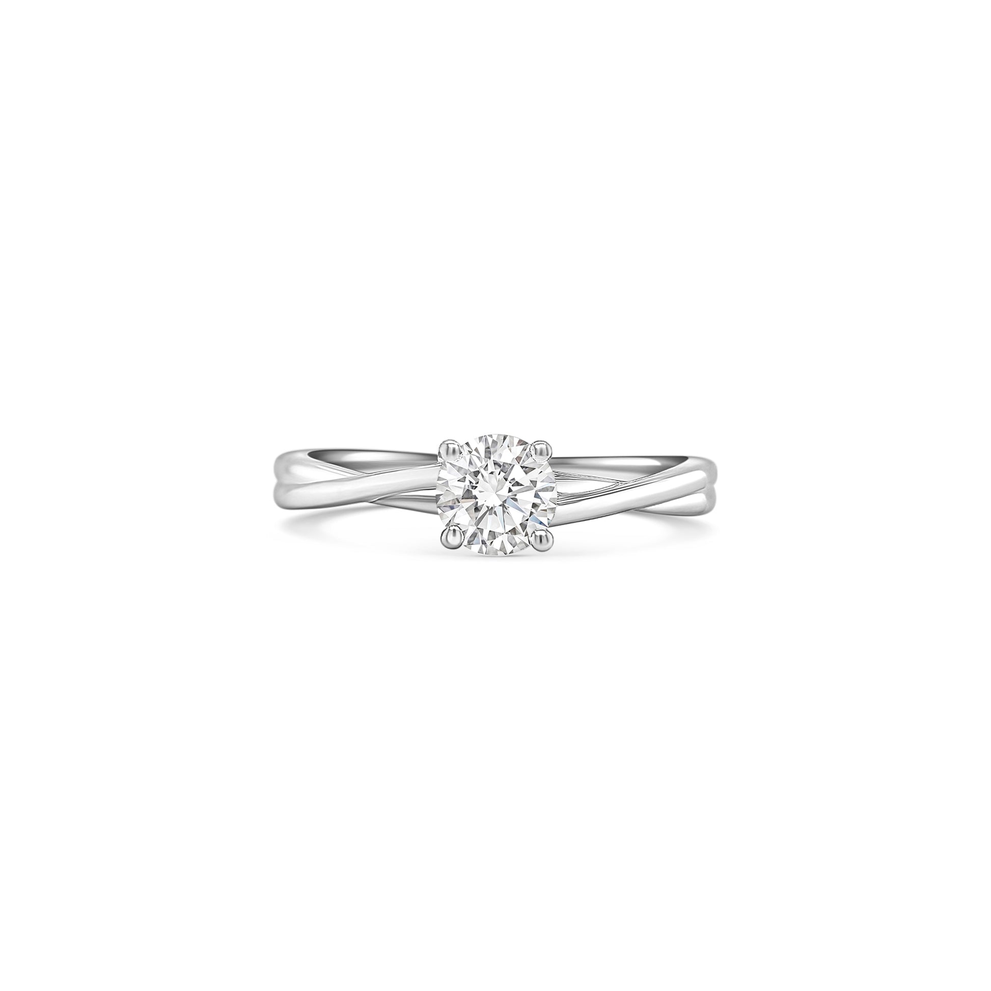 Solitaire round brilliant diamond ring, Classic solitaire engagement ring with round brilliant cut, Elegant round brilliant cut diamond solitaire in white gold, Timeless round diamond solitaire ring setting, Minimalist solitaire ring featuring round brilliant diamond, Round brilliant solitaire engagement ring in prong setting, Dainty round diamond solitaire ring for engagement or special occasions