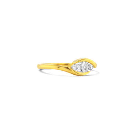 marquise diamond ring, yellow gold diamond ring, marquise cut solitaire, bypass diamond ring, elegant engagement ring, fine gold jewelry, women’s diamond ring, marquise solitaire gold ring, luxury diamond jewelry, marquise engagement ring