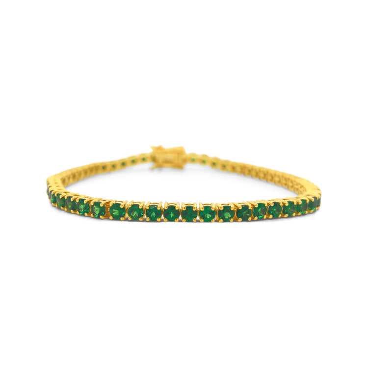 Round Tsavorite Bracelet