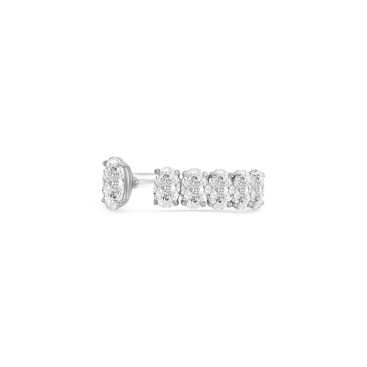Oval Cut Open Diamond Ring