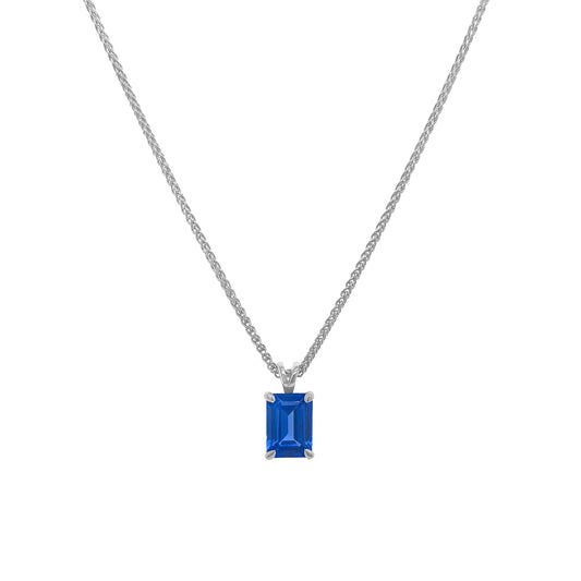 Round Cut Tanzanite Solitaire Pendant