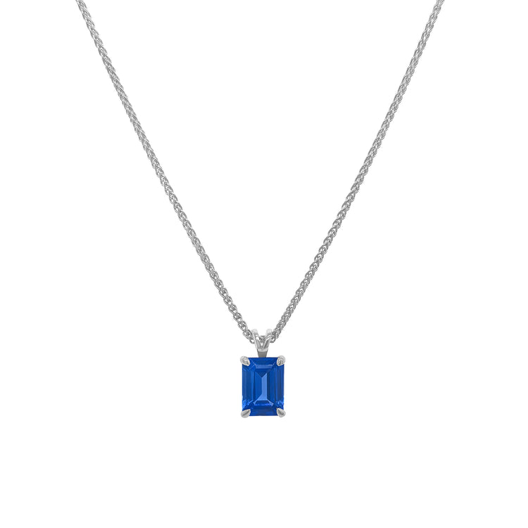 Round Cut Tanzanite Solitaire Pendant