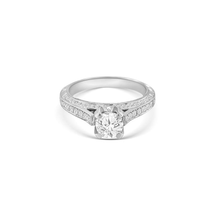 Round Brilliant Cut Diamond Ring