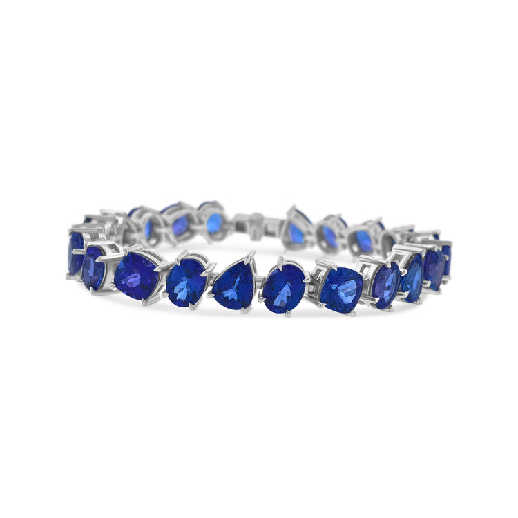 Multi Shape Tanzanite Bracelet