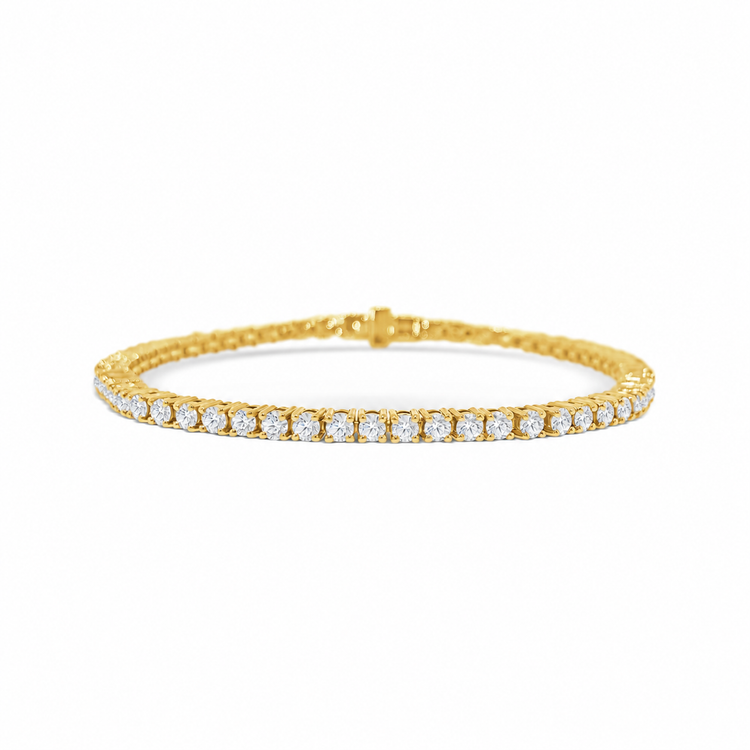 Round Brilliant Diamond Tennis Bracelet