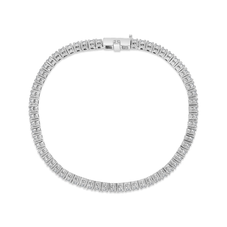 Round Brilliant Diamond Tennis Bracelet
