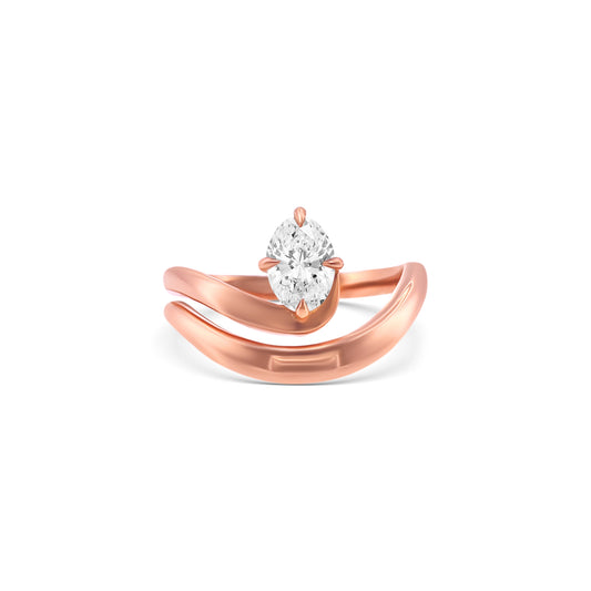 Oval Cut Diamond Solitaire Ring