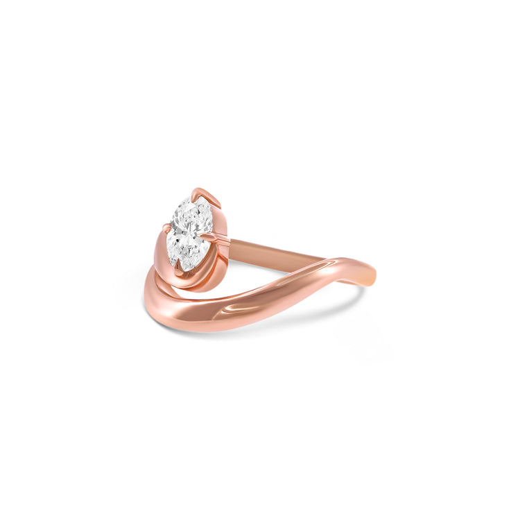 Oval Cut Diamond Solitaire Ring