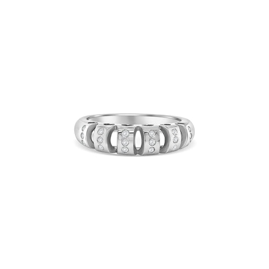 Round Brilliant Open Design Diamond Ring