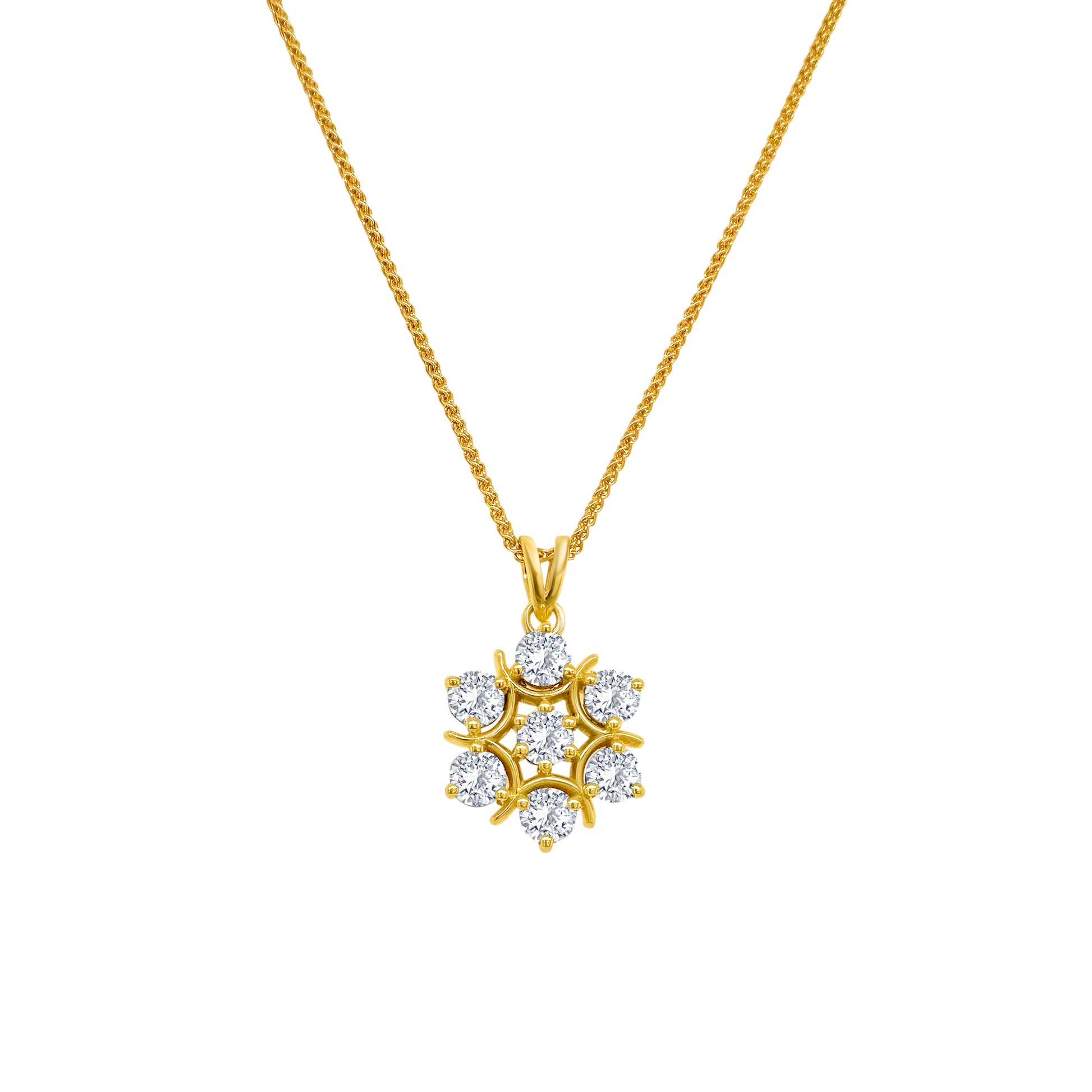 stunning, round, brilliant, diamond, pendant, shining, with, elegance, and, grace, in, a, luxurious, setting, perfect, for, any, occasion.