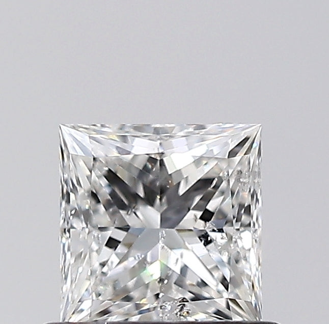 0.59-Carat Princess Shape Natural Diamond