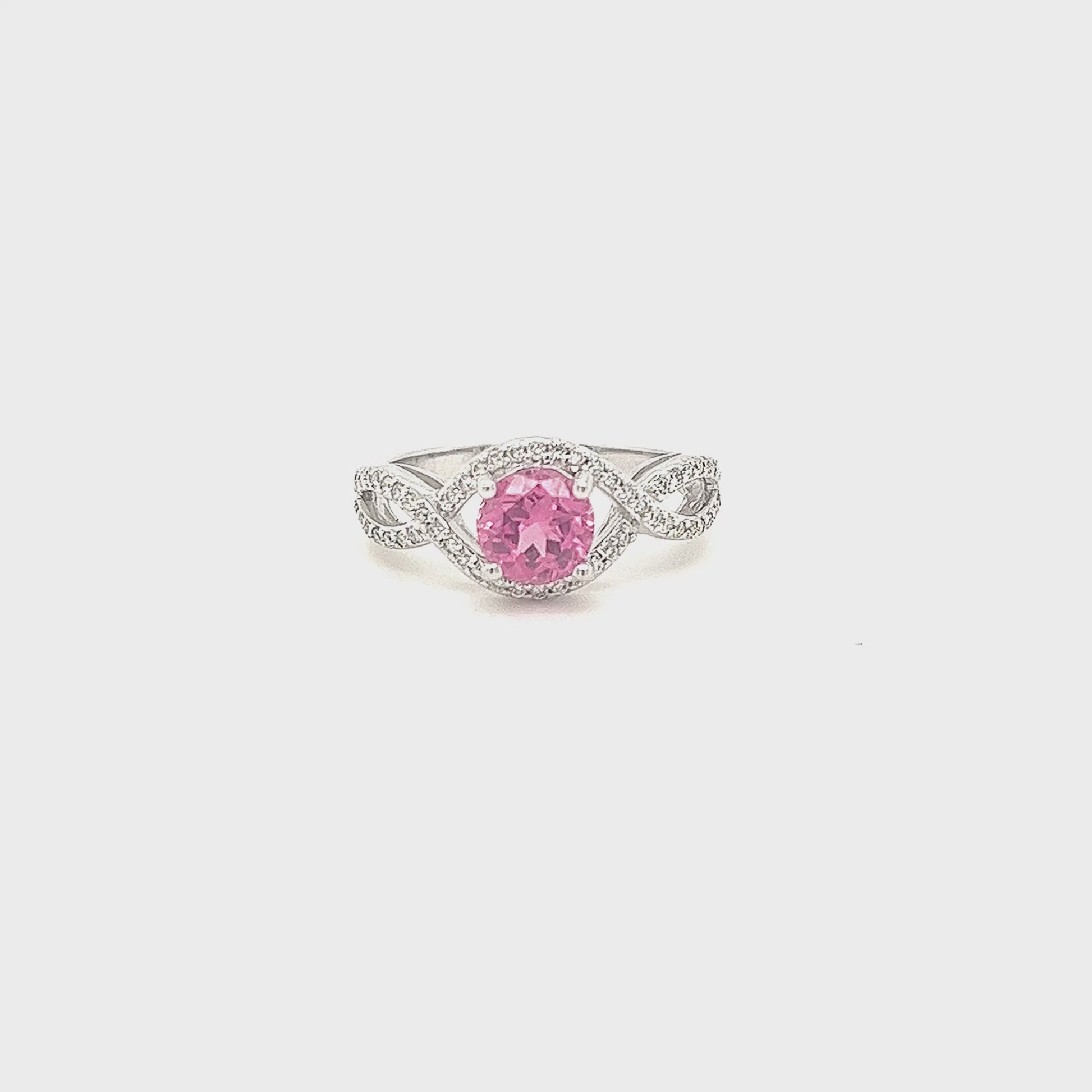 : Spinal Infinity & Diamond Ring, 1.30ct Ring, Exquisite Jewelry Collection, Elegant Design, Captivating Spinal Gemstone, Dazzling Diamonds, Infinity-Inspired, Timeless Masterpiece.  Please note that 
